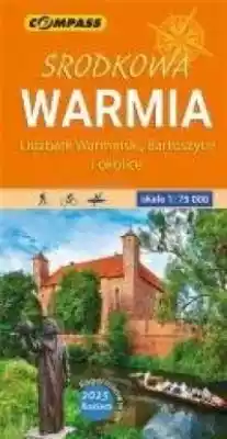 Mapa turystyczna - Środkowa Warmia lam.  Książki > Przewodniki i mapy > Polska