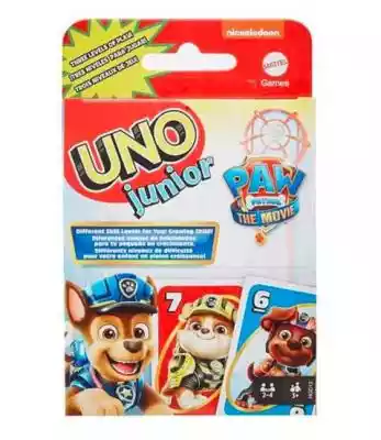 Mattel Karty UNO Junior Psi Patrol Podobne : Gra karciana MATTEL Uno Flex HMY99 - 1397636