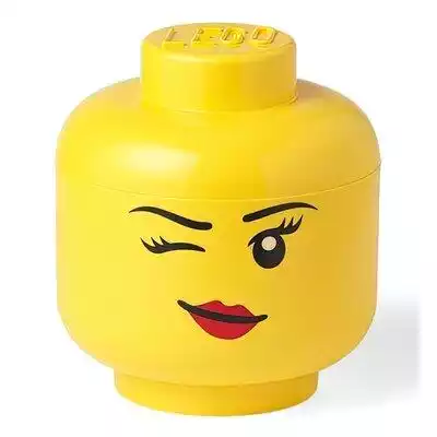 Pojemnik na LEGO duża głowa Dziewczynka  Podobne : Lego Skrzynia Pojemnik 30150 Żółta Nowa - 3344826