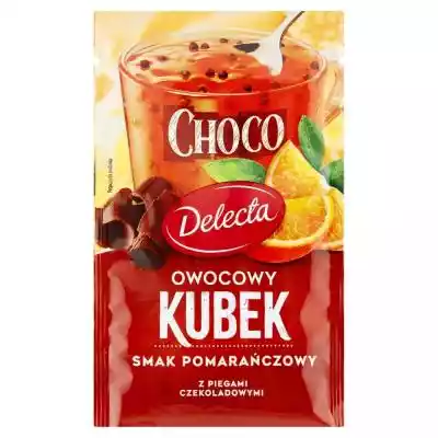 Delecta Choco Owocowy kubek Kisiel smak  Artykuły spożywcze > Do wypieków i deserów > Budynie i kisiele