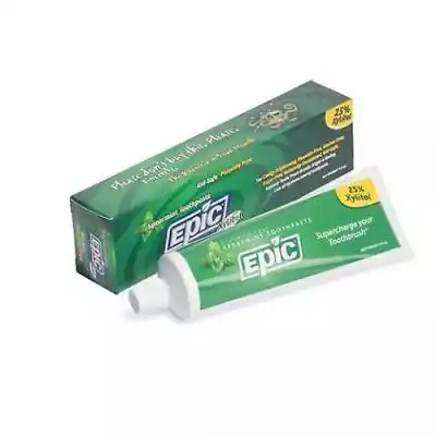 Epic Dental Fluoride & Xylitol Pasta do  Podobne : Epic Dental Fluoride Free Xylitol Pasta do zębów, Spearmint 4.9 oz (Opakowanie 6) - 2723708