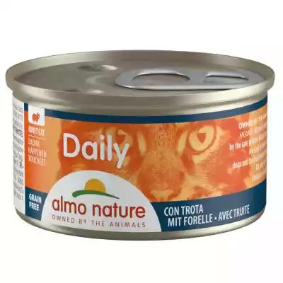 Almo Nature Daily Menu, 6 x 85 g - Pstrą Podobne : ALMO NATURE Daily Z kurczakiem - mokra karma dla kota - 400 g - 88540