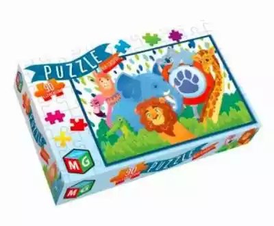 Alexander Gra Na tropie Puzzle 90 elemen Gry i puzzle/Puzzle/Dla dzieci