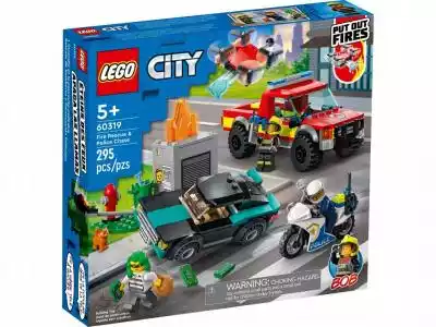 Lego 60319 City Akcja strażacka i policy Podobne : Lego City 60319 Dzieci Święta Mikołajki - 3084372