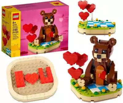 Lego Walentynkowy Miś niedzwiedź święta brickheadz