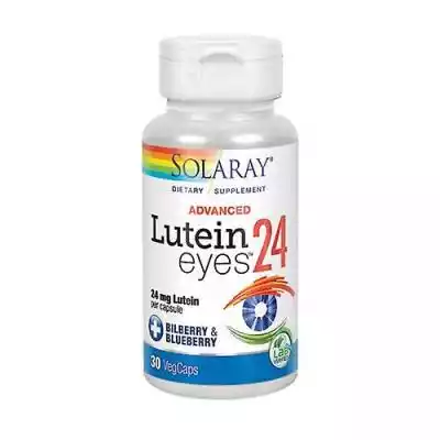 Solaray Lutein Eyes Advanced, 24 mg, 30  Podobne : Alcon Icaps Lutein Omega-3 Softgels, 30 sgels (Opakowanie po 1) - 2786195