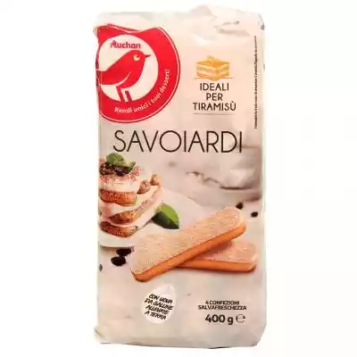 Auchan - Savolardi - biszkopty podłużne Produkty spożywcze, przekąski/Ciastka/Biszkopty, wafelki