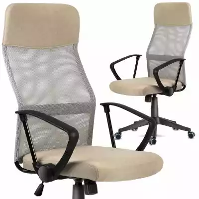 Fotel Biurowy Obrotowy Krzesło Biurowe Materiałowy