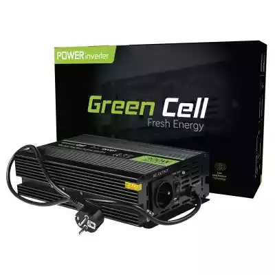 Green Cell (INV07) Green Cell INV07 adapter zasilający/ inwentor Automatyczna 300 W Czarny...