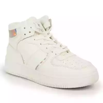 Buty sportowe wysokie białe NEWS Podobne : PM1 Sportowe Buty Sneakersy Siateczka Różowe Zoomey - 1285803