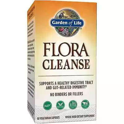 Garden of Life Flora Cleanse, 60 kapsli  Zdrowie i uroda > Opieka zdrowotna > Zdrowy tryb życia i dieta > Witaminy i suplementy diety