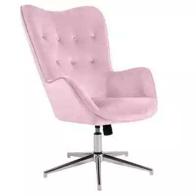 Nowoczesny fotel obrotowy MY-9007-1 różo Podobne : Fotel nowoczesny na nóżkach do salonu różowy RUBERO - 163960