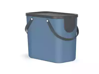 Rotho Albula Pojemnik do segregacji śmieci niebieski 25 lKosz na śmieci do segregacji Albula to bardzo funkcjonalny i innowacyjny produkt marki Rotho. Zaprojektowany z myślą o segregacji i maksymalnym wykorzystaniu małej przestrzeni.Produkt wyprofilowano w taki sposób,  aby można było ukła