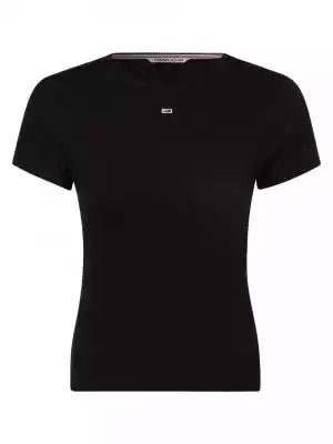 Tommy Jeans - T-shirt damski, czarny Kobiety>Odzież>Koszulki i topy>T-shirty