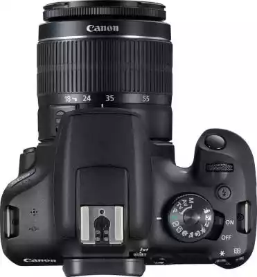 Lustrzanka Canon 2000D korpus obiektyw elektronika