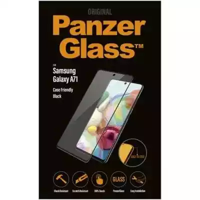 Szkło hartowane PANZERGLASS do Samsung A Podobne : Szkło hartowane PanzerGlass PANZER7275 antybakteryjne czarne Samsung Galaxy S21 FE - 204619