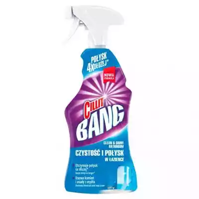 Cilit Bang - Czystość o połysk w łazienc Podobne : Cillit Bang Spray czystość i połysk w łazience 750 ml - 864042