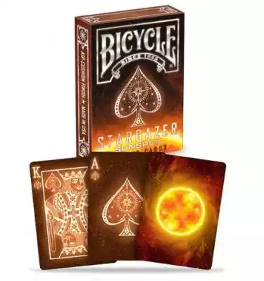 Bicycle Karty Stargazers Sun Sunspot Podobne : Karty do gry Copag 100% Plastic Poker size Jumbo Index czerwone - 651197