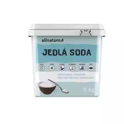 Allnature Soda oczyszczona, 5 kg Podobne : Allnature Sól Epsom Lawenda 1000 g - 273772