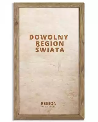 Drewniany obraz państwa- Dowolny region  Podobne : Drewniany obraz państwa- Belgia w dębowej ramie 50x30cm Dąb, Orzech, Heban - 16730