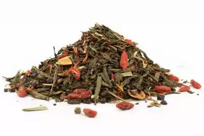Połączenie wysokiej jakości zielonej herbaty z ziołami lub owocami może stworzyć harmonijny,  podnoszący na duchu i energetyzujący napój. Tak właśnie jest w przypadku herbaty Świeże Goji. Połączyliśmy go z popularnym gunpowder,  tradycyjną sencha i równie popularnym owocem porzeczki - goji