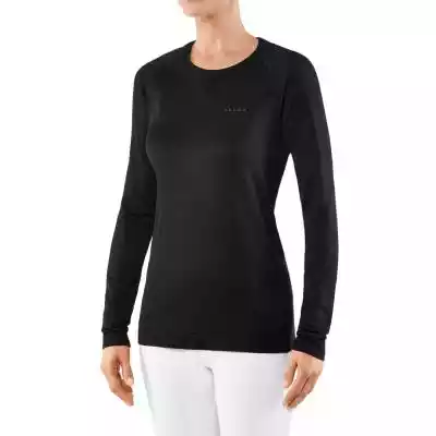 FALKE Kobiety Koszulka z dlugim rekawem  Podobne : Koszulka z długim rękawem z wiskozy czarna - sklep z odzieżą damską More'moi - 2647