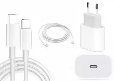 Zestaw Ładowarka 20W Kabel do Apple iPho Allegro/Elektronika/Telefony i Akcesoria/Akcesoria GSM/Ładowarki/Sieciowe