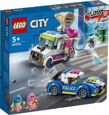 LEGO Klocki City 60314 Policyjny pościg  Podobne : Lego City. Selfie na motocyklu kaskaderskim 60309 - 3032520
