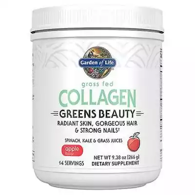 Collagen Greens Beauty garden of life grass fed collagen greens beauty łączy w sobie alkalizującą,  ekologicznie uprawianą pietruszkę,  lucernę i...