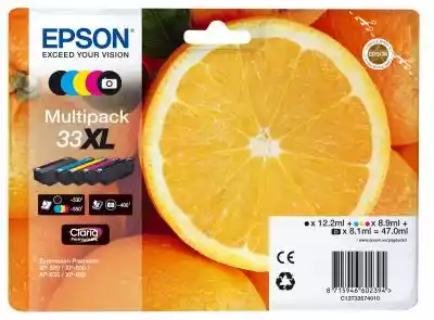 Epson Oranges Multipack 5-colours 33XL C Podobne : Epson Oranges Multipack 5-colours 33XL Claria Premium Ink C13T33574011 - 400506