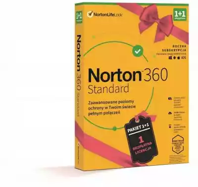 Symantec Norton 360 Standard 2 st./12 mi Allegro/Elektronika/Komputery/Oprogramowanie/Antywirusy i bezpieczeństwo