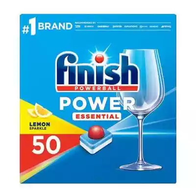 FINISH Tabletki Power Essential 50 lemon Podobne : Tabletki do zmywarek FINISH Power All in 1 Lemon 72 szt. - 1438387