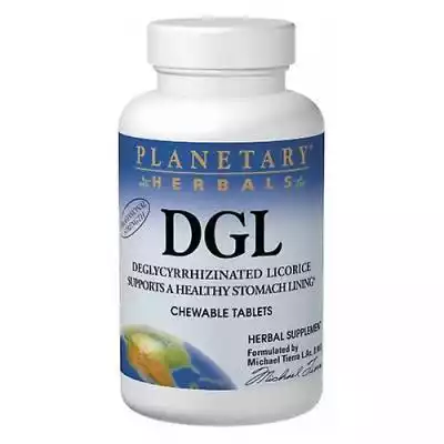 Planetary Herbals DGL Lukrecja, 100 tabl Zdrowie i uroda > Opieka zdrowotna > Zdrowy tryb życia i dieta > Witaminy i suplementy diety
