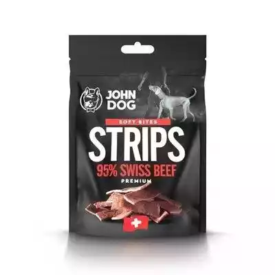 JOHN DOG Paski z wołowiny szwajcarskiej 95% - przysmak dla psa - 90 g
        JOHN DOG Paski z wołowiny szwajcarskiej 95% - przysmak dla psa - 90 gNaturalna przekąska John Dog Strips to idealna propozycja dla wszystkich dorosłych psów. Jest to produkt monoproteinowy,  w postaci mięsnych pa