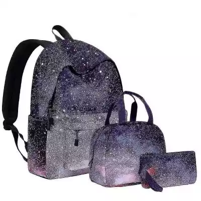 Suning Purple Starry Sky 3 w 1 Zestaw pl Podobne : Suning Podróżuj Lekki plecak dla dzieci w kolorze różowym - 2741180