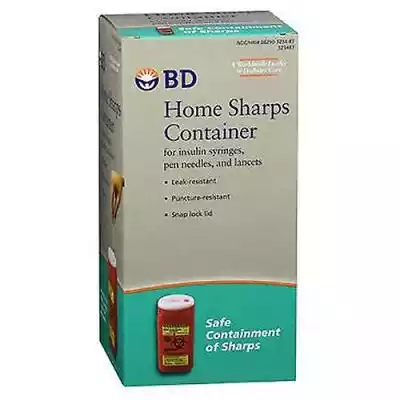 BD Home Sharps Container, po 1 (opakowan Zdrowie i uroda > Opieka zdrowotna > Akcesoria do monitorów funkcji życiowych > Akcesoria do glukometrów > Paski do glukometrów