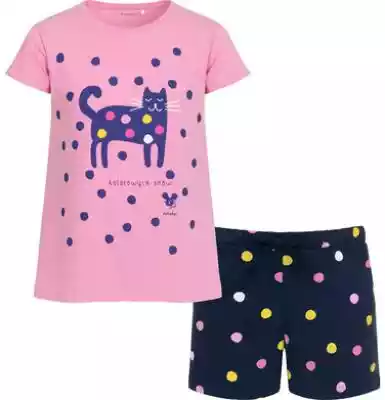 Piżama z krótkim rękawem z kotem, w groc Podobne : Piżama z krótkim rękawem dla chłopca, z układem słonecznym, granatowa, 3-8 lat - 29986