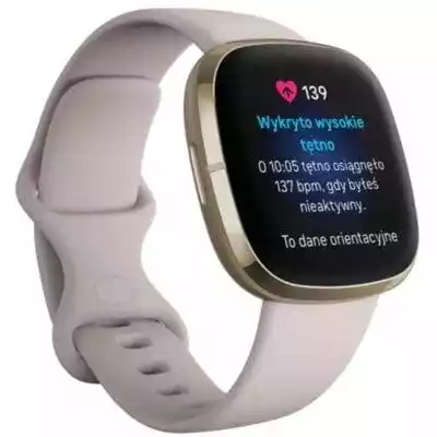 Fitbit Sense to zaawansowany smartwatch zdrowotny,  który pomaga dostroić się do ciała za pomocą narzędzi do zarządzania stresem,  zdrowia serca,  SpO2,  temperatury skóry i nie tylko. Zintegrowany system GPS będzie monitorował Twoje tempo i przebyty dystans bez potrzeby posiadania przy so