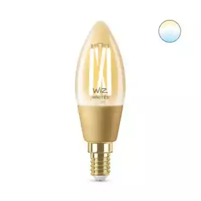WiZ - Żarówka LED świeczka 4,9W E14 Ambe Podobne : ŻARÓWKA ŚWIECZKA LED 4W 3000K E14 WOJ+13034 SPECTRUMLED - 54357
