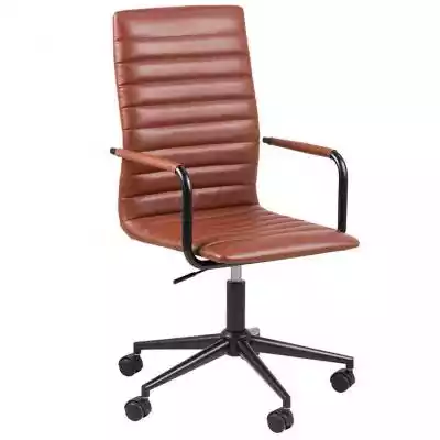 Fotel obrotowy Winslow brązowy Podobne : Fotel obrotowy do biurka szary VILO - 164571