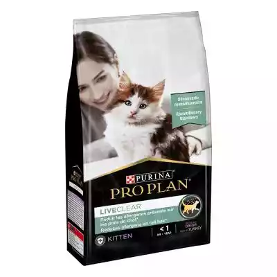 Pro Plan LiveClear Kitten, indyk - 2 x 1 purina dog chow