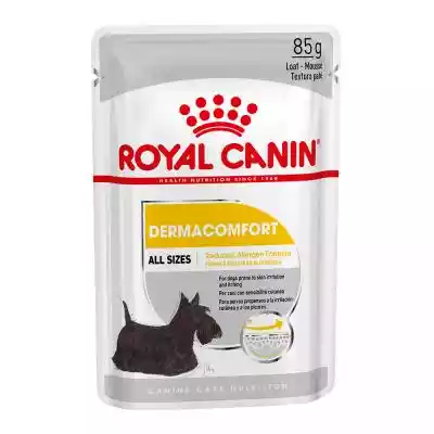 Royal Canin CCN  Dermacomfort, mus - 24  Podobne : Royal Canin Medium Puppy - saszetka dla szczeniąt 140g (sos), rasy małe, do 12 miesiąca 140g - 44687