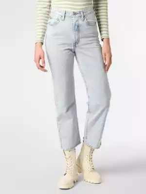 Bardzo wysoki pas i proste nogawki sprawiają,  że jeansy Ribcage Straight marki Levi's to popularny i modny stylowy klasyk.
