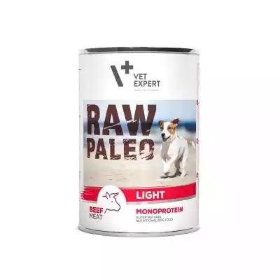 VetExpert RAW PALEO Light Beef - puszka  karma sucha dla psa