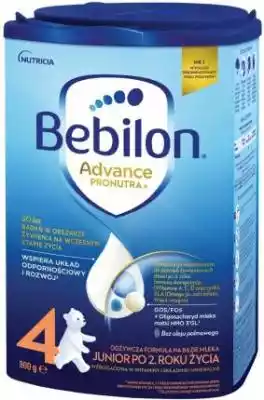 Bebilon JUNIOR 4 Mleko modyfikowane powy Podobne : Bebilon z Pronutra 1 (od urodzenia) 800 g - 39251