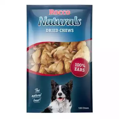 Rocco uszy wołowe, naturalne - 30 sztuk Psy / Przysmaki dla psa / Rocco / Przysmaki mięsne