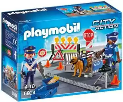 Playmobil 6924 City Action Blokada Polic Podobne : Playmobil City Life Szpital dziecięcy z wyposażeniem (6657) - 17380
