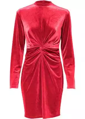 Sukienka aksamitna Podobne : Sukienka z efektem założenia kopertowego - 455713
