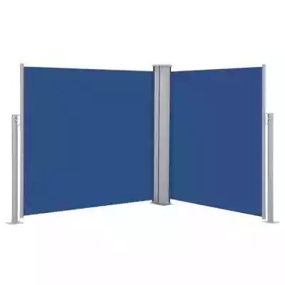 Zwijana markiza boczna, niebieska, 100 x Podobne : Markiza okienna 1,8x0,7 m wodoodporna aluminium - 2116076