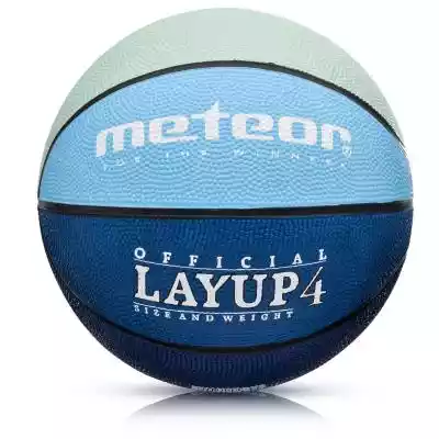 Piłka koszykowa Meteor Layup 4 niebieski Podobne : Czapka treningowa Meteor Vision różowy - 25503